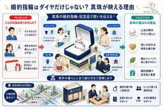婚約指輪はダイヤだけじゃない？真珠が映える理由