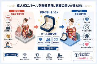 成人式にパールを贈る意味、家族の想いが残る装い