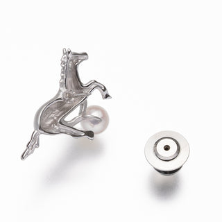 アコヤパールピンブローチ（馬） 6.5mm