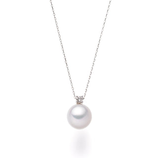 【オンラインショップ限定】アコヤパールペンダント 8.5mm D 0.05ct 全長約40cm