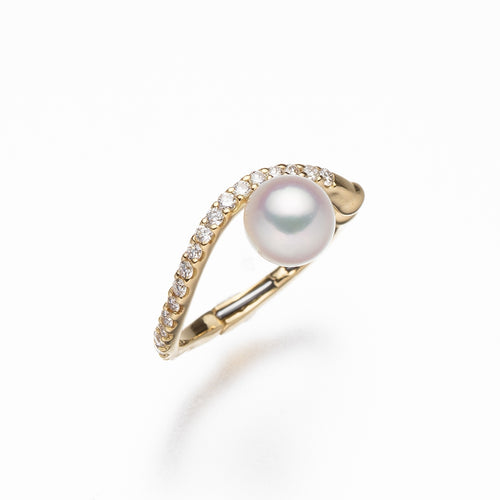 Akoya Pearl Ear Cuff 6.2mm D 0.21ct