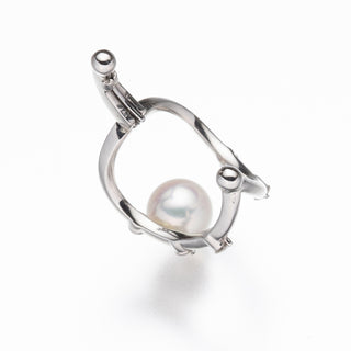 アコヤパールイヤカフ 6.7mm D 0.17ct