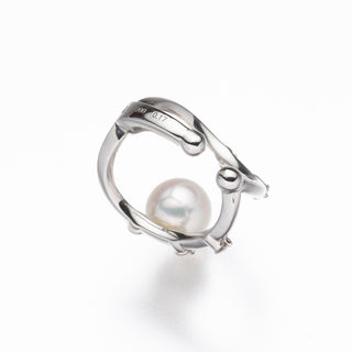 アコヤパールイヤカフ 6.7mm D 0.17ct
