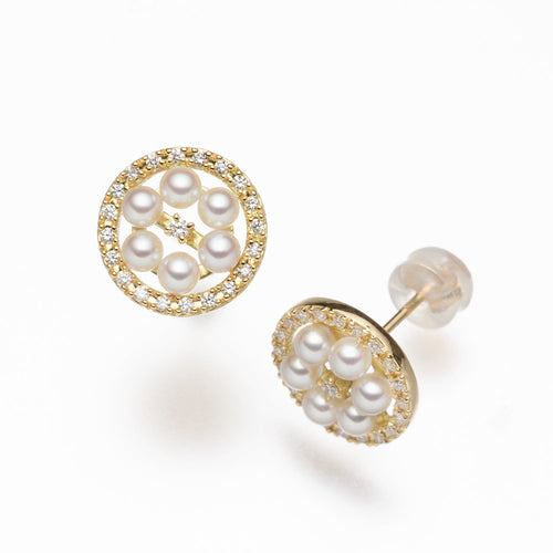 Flor de Lima Akoya珍珠耳环 2.5mm D 0.11/0.11