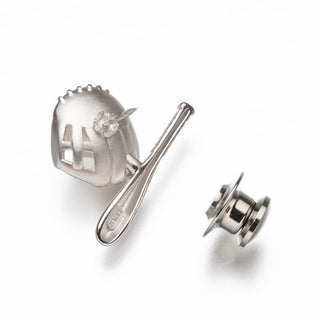 アコヤパールピンブローチ（グローブ＆バット） 6.5mm