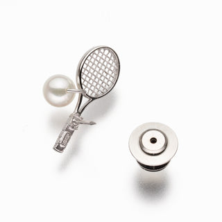 アコヤパールピンブローチ（テニス） 6.5mm