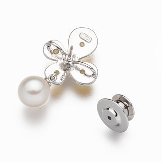 Akoya pearl pin brooch 8.0mm