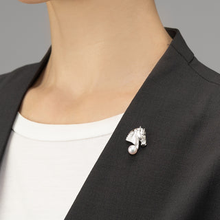アコヤパールピンブローチ（馬） 7.0mm