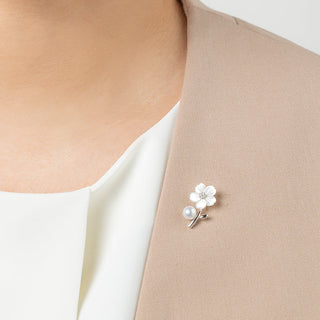 アコヤパールピンブローチ 5.5mm