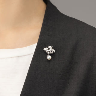 アコヤパールピンブローチ（カピバラ） 6.5mm