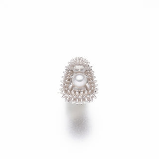 アコヤパールピンブローチ（ハリネズミ） 4.0mm