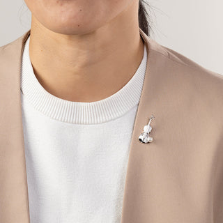 アコヤパールピンブローチ（バイオリン） 5.0mm