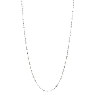 アコヤパールステーションネックレス 3.5mm 全長約60cm