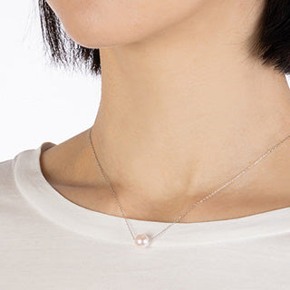 アコヤパールペンダント 7.5mm 全長45cm