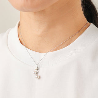 アコヤパールペンダント 4.0-7.0mm 全長45cm