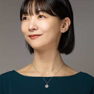 【フロール・デ・リマ】アコヤパールペンダント 2.5mm D 0.11 全長45cm 長さ調節機能付き