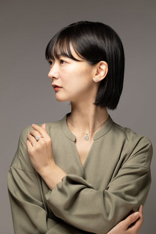 【フロール・デ・リマ】アコヤパールペンダント 2.5mm D 0.11 全長45cm 長さ調節機能付き