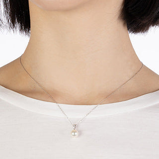 アコヤパールペンダント 8.0mm 全長45cm