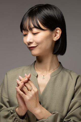 【フロール・デ・リマ】アコヤパールリング 2.5mm 4.5mm D 0.11 全長サイズ9号～15号