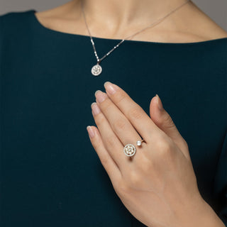 【フロール・デ・リマ】アコヤパールリング 2.5mm 4.5mm D 0.11 全長サイズ9号～15号