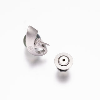 黒蝶パールピンブローチ 9.5mm