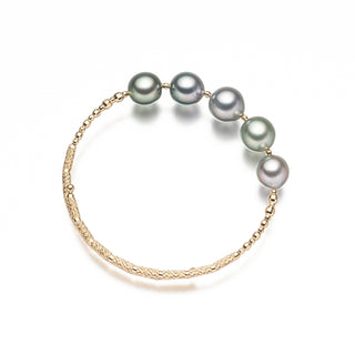 黒蝶パールブレスレット 9.4-10.2mm