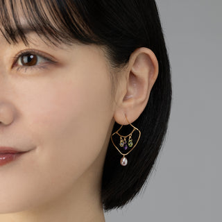 淡水パールピアス 5.0mm