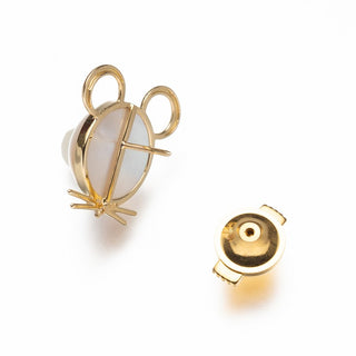 マベパールピンブローチ 12.0mm D 0.01ct