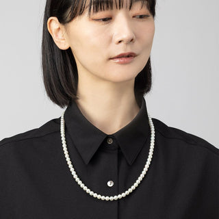 アコヤパールロングネックレス 6.5mm 全長約62cm