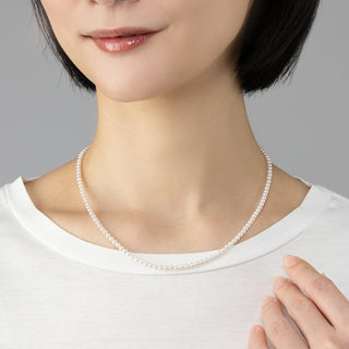 アコヤパールネックレス 3.0mm 全長約42cm
