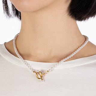 アコヤパールネックレス 4.5mm 全長約43cm