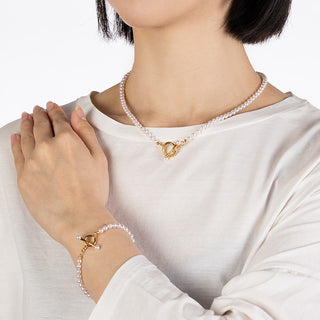 アコヤパールネックレス 4.5mm 全長約43cm