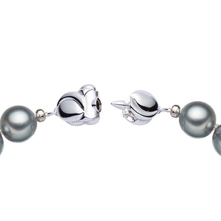 【オンラインショップ限定】黒蝶パールネックレス（グレー系） 8.1-10.8mm