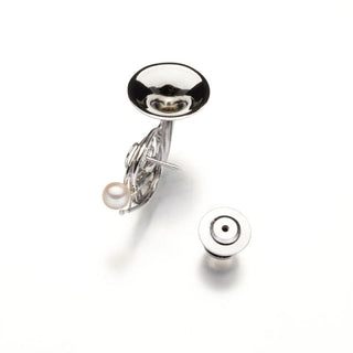 Akoya pearl pin brooch (horn) 5.0mm