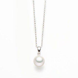 Akoya pearl pendant 8.0mm white gold