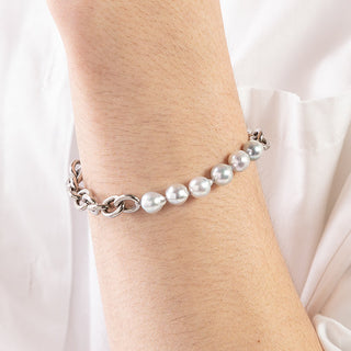 [nonbinary] Akoya pearl bracelet 7.0mm/total length 24cm