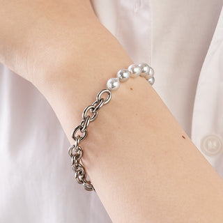 [nonbinary] Akoya pearl bracelet 7.0mm/total length 24cm