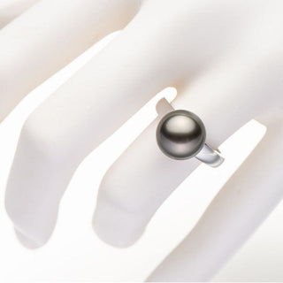 黑蝴蝶珍珠戒指(002) 11.0mm