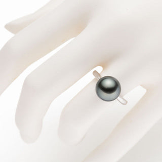 Black butterfly pearl ring (041) 11.0mm