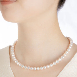 Akoya pearl necklace less than 7.0-7.5mm high class